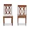 Baxton Studio Cherese Modern and Contemporary Grey Fabric and Walnut Brown Finished Wood 2-Piece Dining Chair Set 183-10545-Zoro - alternate 2
